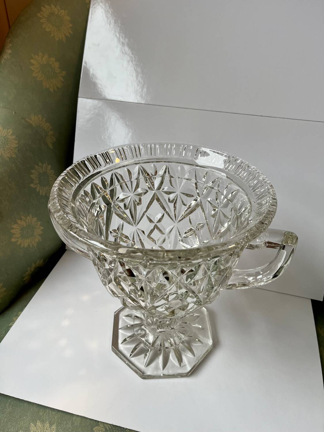 Vintage crystal triumph vase/bowl from the 1960s/70s