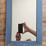 Teak mirror