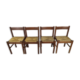 Vintage mulched chairs