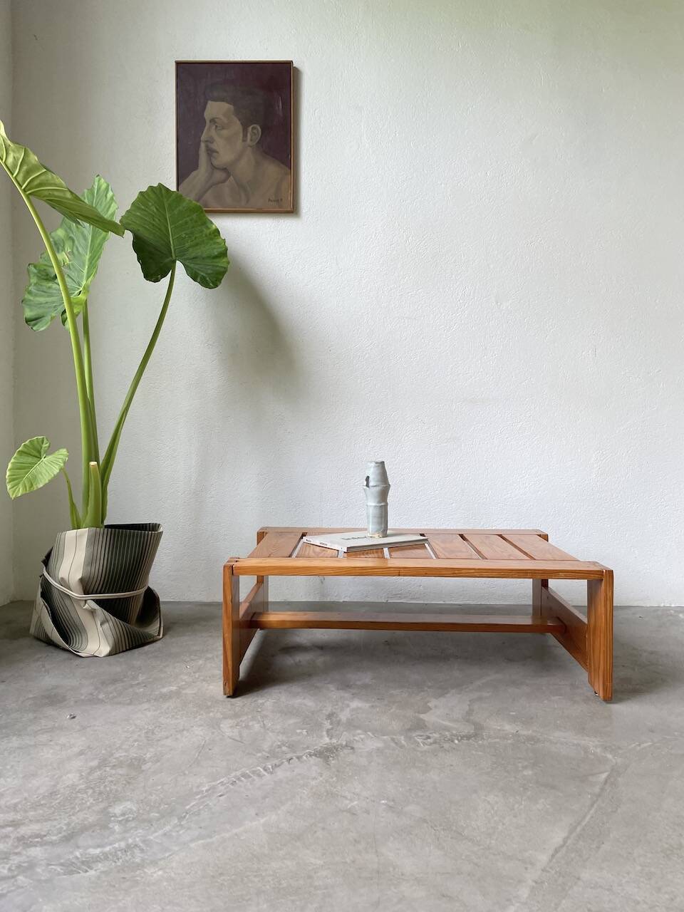 70s pine table regain