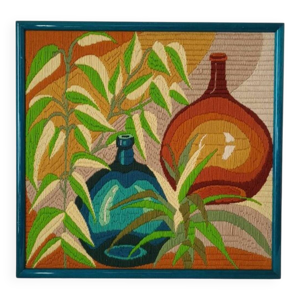 Tapisserie laine vintage