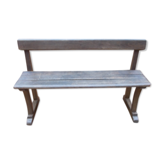 Wooden bench