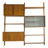 Mid-Century Modern Teak Wall Unit attributed to Kurt Østervig, 1960