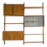 Mid-Century Modern Teak Wall Unit attributed to Kurt Østervig, 1960