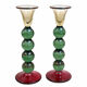 Pair of Murano candlesticks