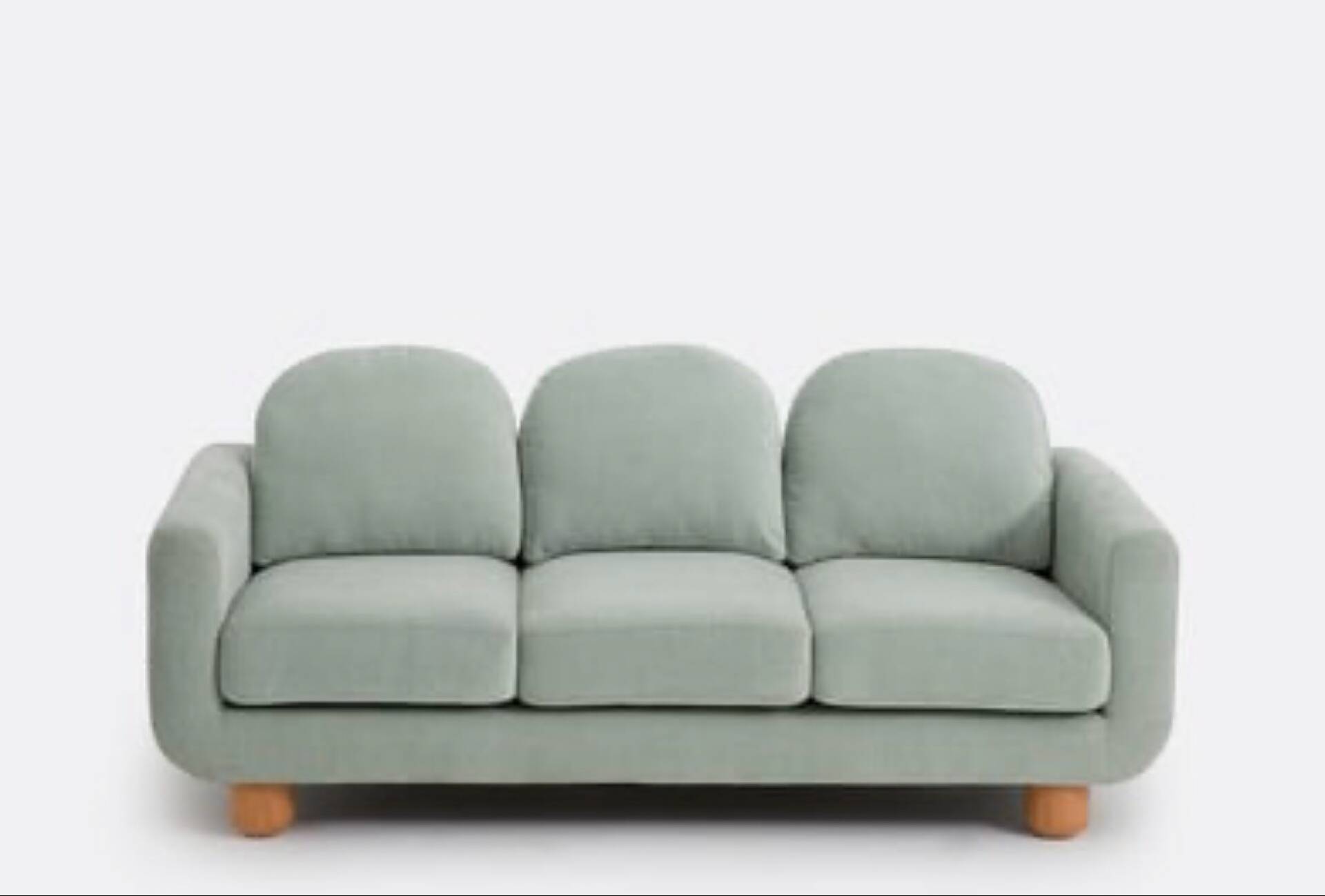 3-seater sofa, in corduroy, MIMIJI, La Redoute Intérieurs Euca