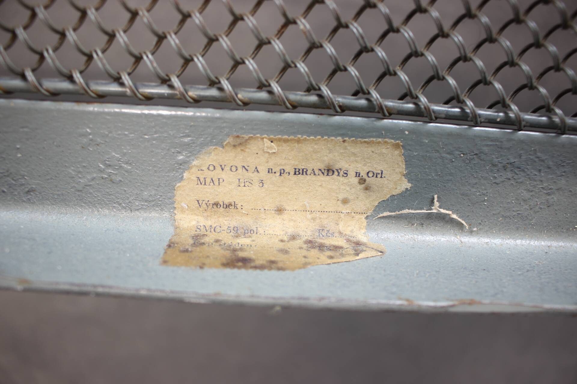 Three-seater tubular canapé Bauhaus by Slezák, Czechoslovakia, 1930s