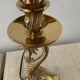 Pair of Empire lamps in bronze and sheet metal