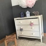 Dresser in patina rattan