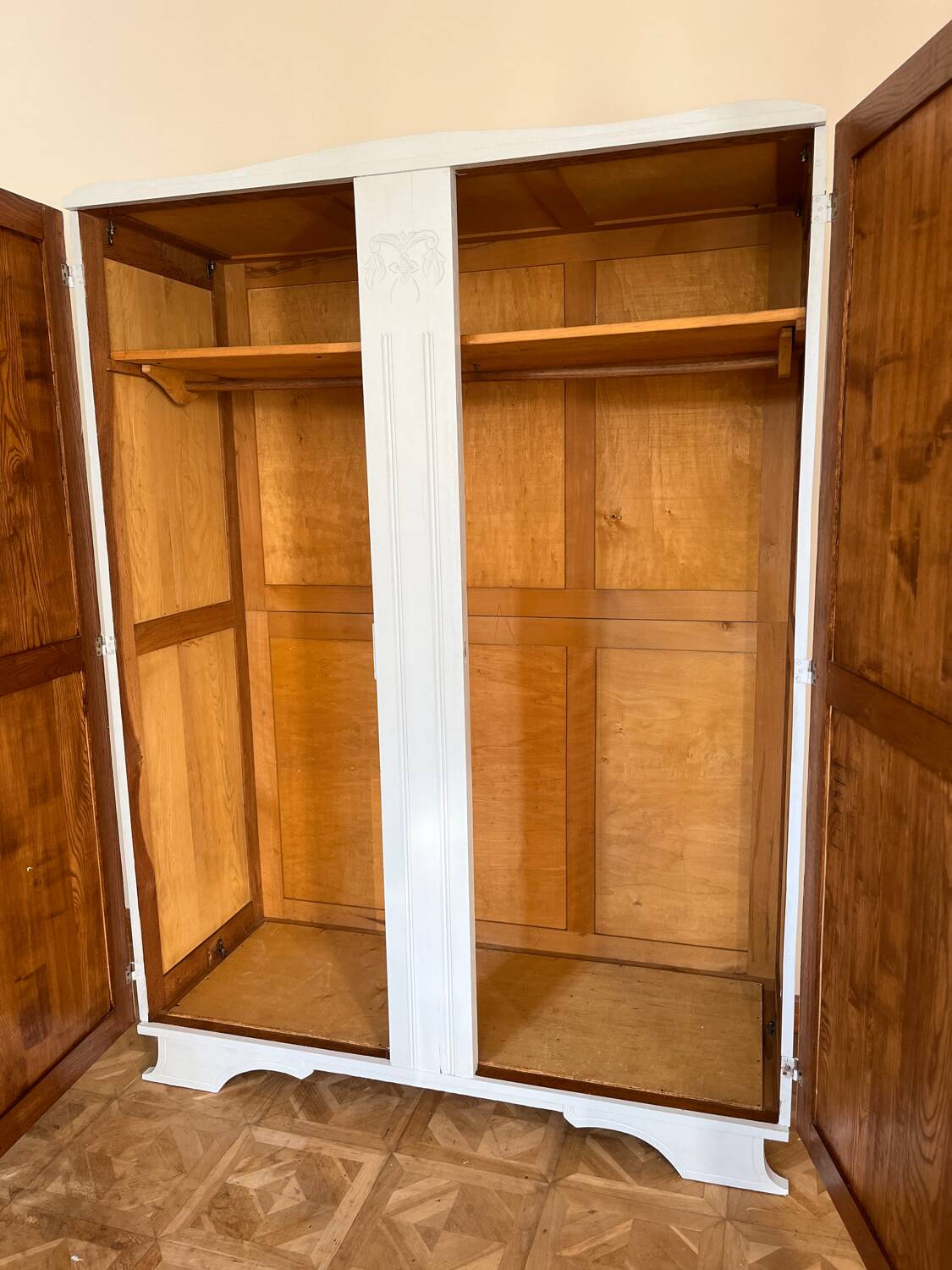 Fjord blue art deco wardrobe