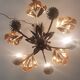 70s metal chandelier