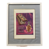 Framed edition for the perfume grand sciscle , sauze.
