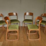 6 chairs slebaumann of the years 60