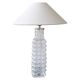 Rare Midcentury Modern crystal bubble table lamp by Orrefors Carl Fagerlund.