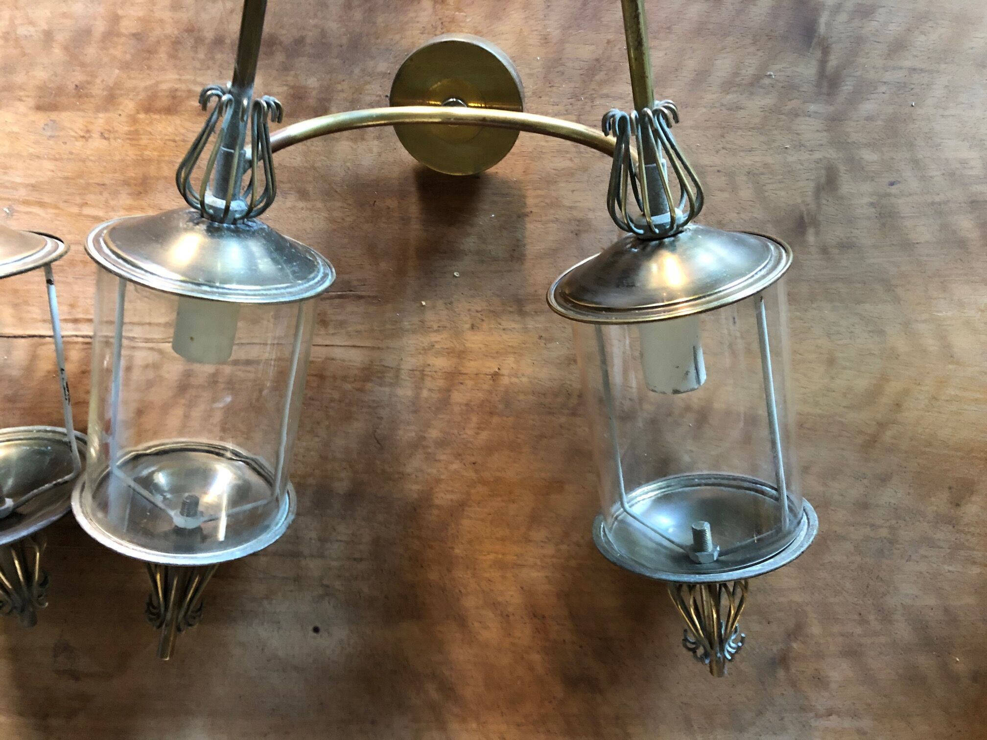 Large pair of 50 wall light Lunel, thrush model