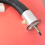 Pair of flexible hose bed lamp design 70s