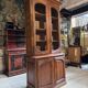 Two-body oak buffet in Louis XIV style from the 19th century.