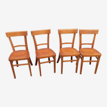 Set de 4 chaises de bistrot