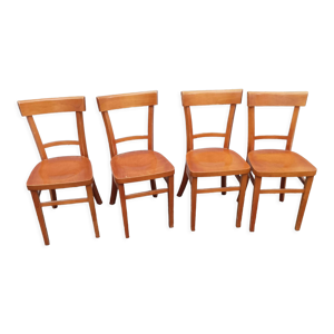 set de 4 chaises de bistrot