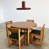 Suspension Lita dôme 58 vintage rouge brique