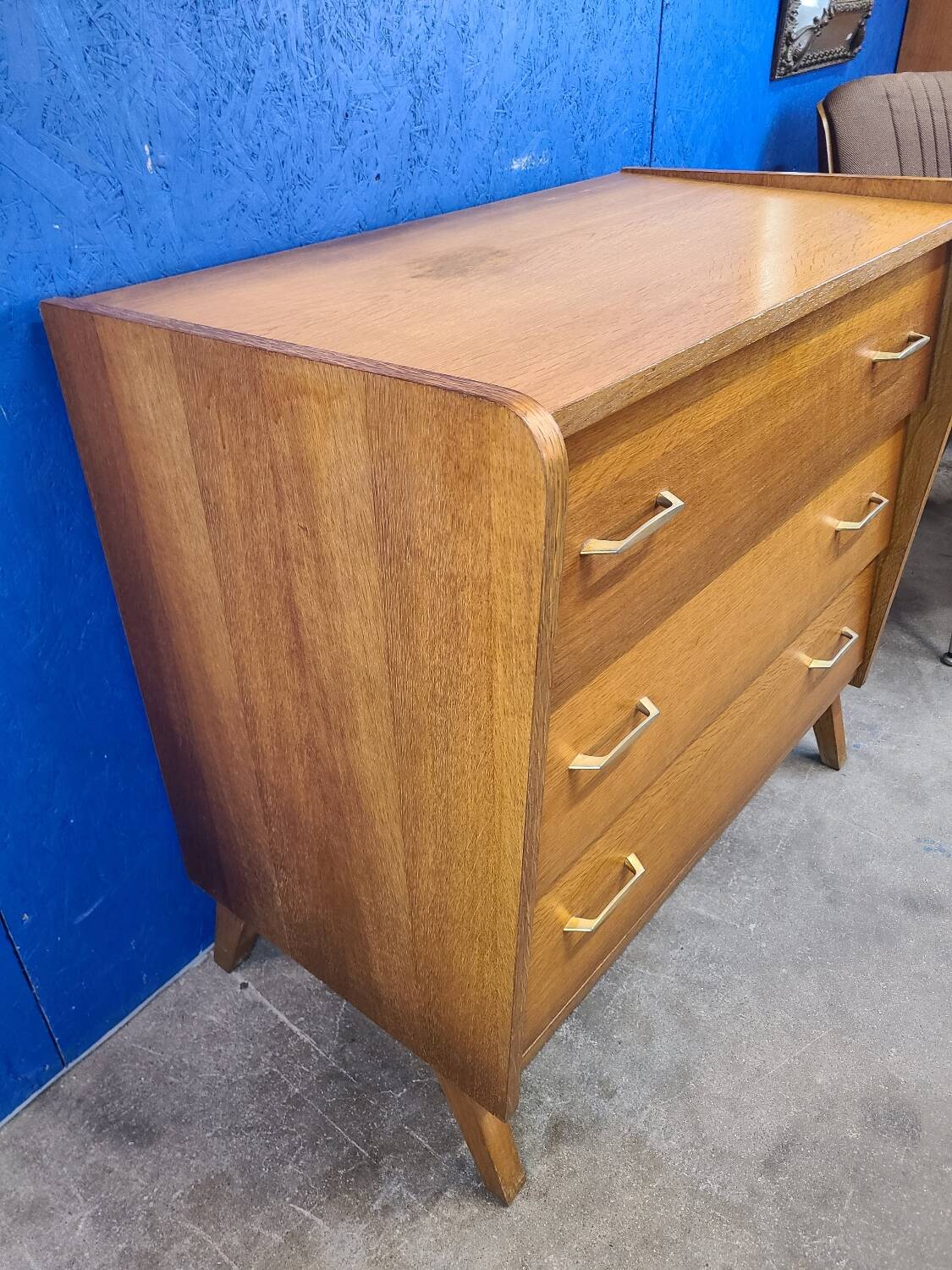 Vintage Scandinavian style chest of drawers. 60s