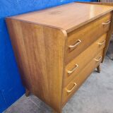 Vintage Scandinavian style chest of drawers. 60s
