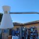 Adjustable Floor Lamp Iron and Chrome