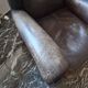 Italian leather bergère armchairs