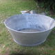 Bassine ancienne en zinc