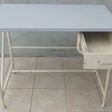 High industrial metal and formica work table