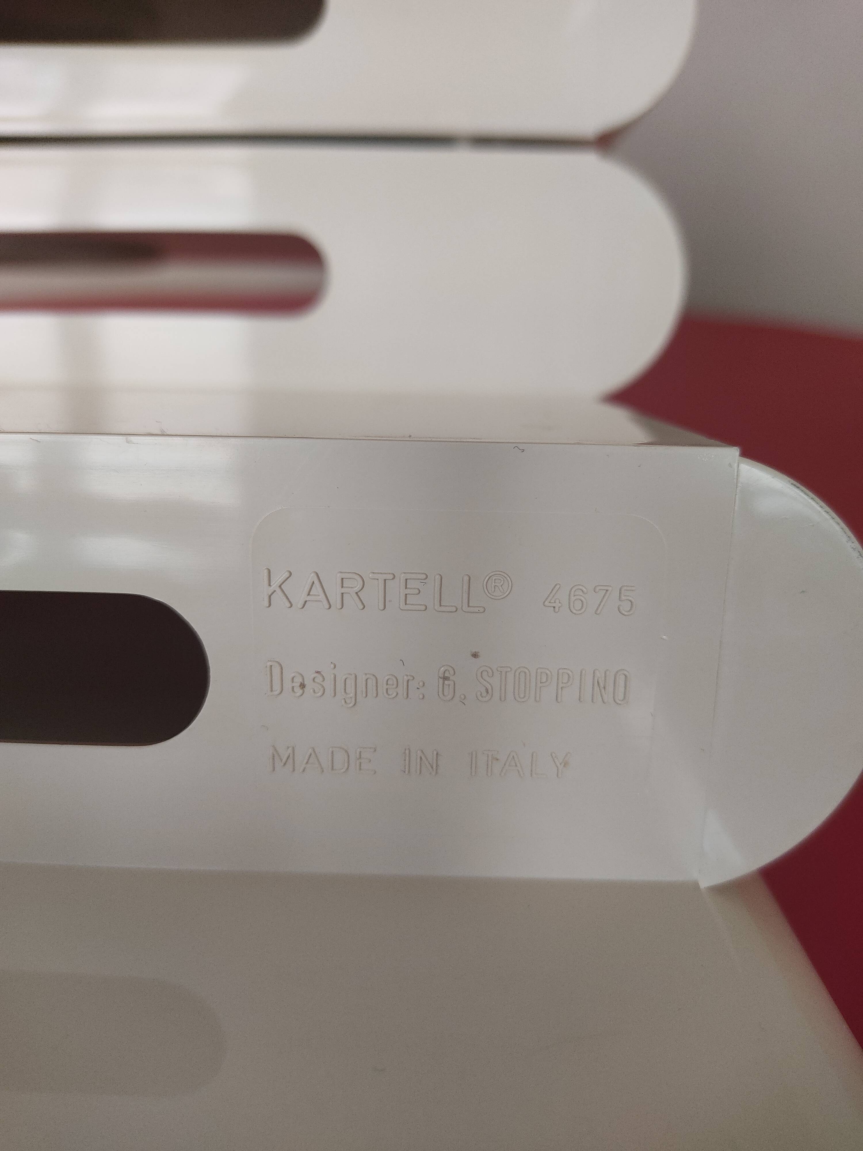 Kartell magazine holder space age