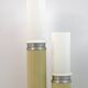 Space Age Opaline Glass and Lacquered Metal Cylinders Floor Lamp, 1970s