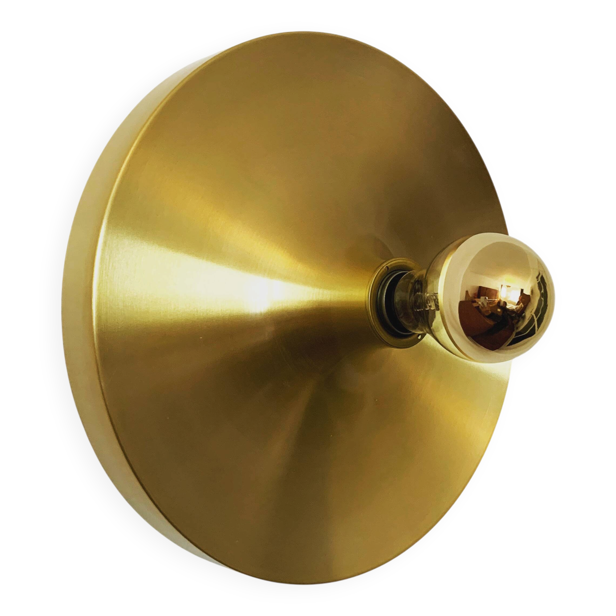 Lampe murale ou de plafond de l'ère spatiale des années 1970
