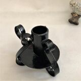 Hand candle holder handmade wrought wrought iron twisted