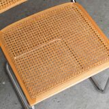 Set of 7 'Cesca' dining chairs by Marcel Breuer.