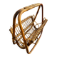 vintage rattan magazine rack