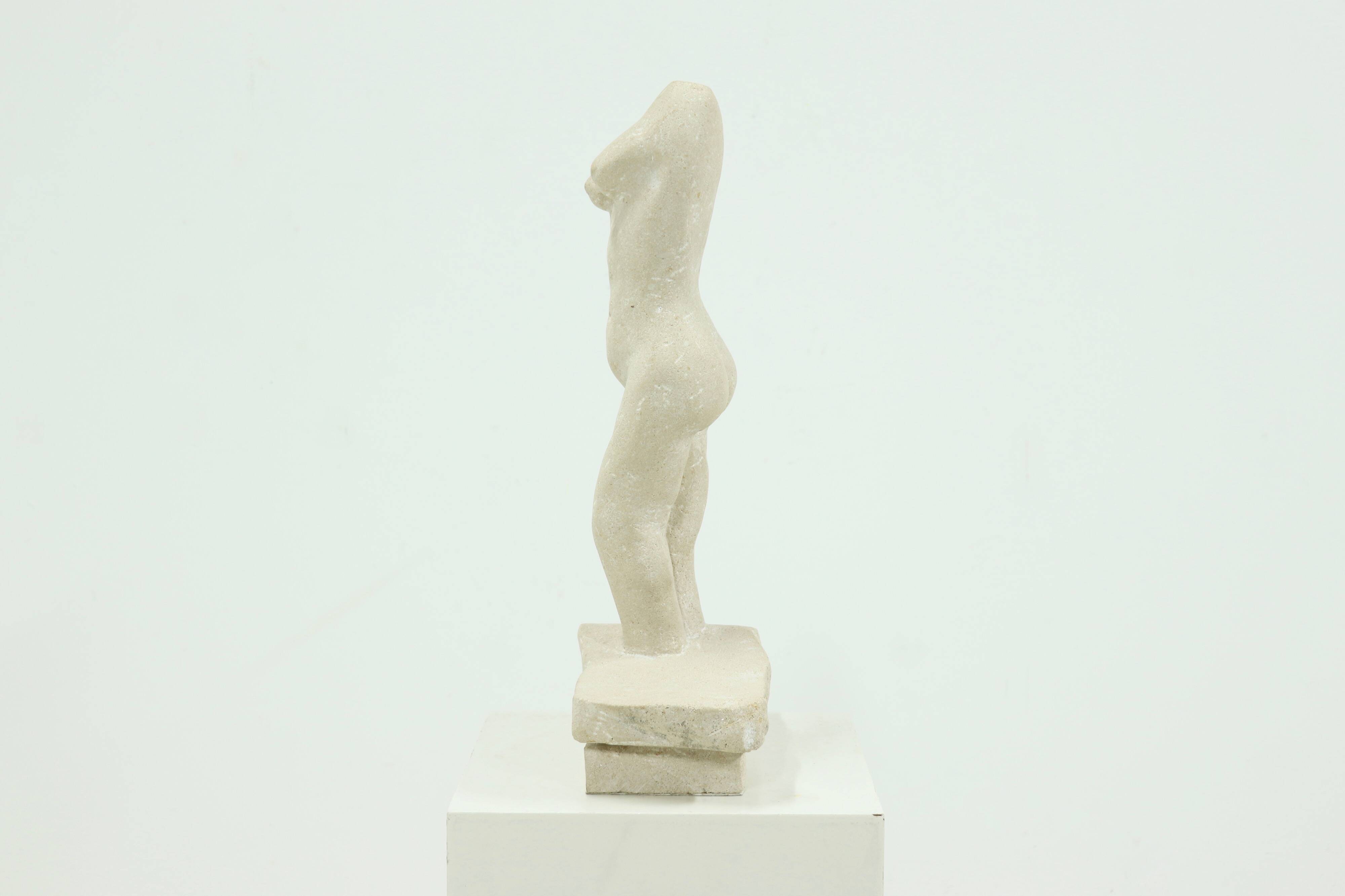 Belgian Limestone Decorative Sculpture 1970s