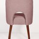 Shell chair in pink boucle, 1960s