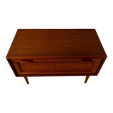 Scandinavian low "TV" unit in teak.