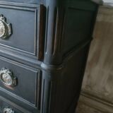 Commode style louis 16 noire