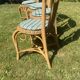 Very beautiful set of 4 antique rattan chairs. Luxury model, perfect condition.