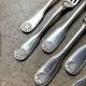 6 Christofle silver-plated forks, shell design