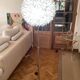 Mother-of-pearl petal floor lamp