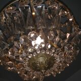 Balloon chandelier in bronze and crystal