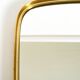 A pair of rare Mid Century "Münchener Zierspiegel" brass wall mirrors