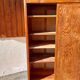 sliding door wardrobe, vintage, possible hanging space