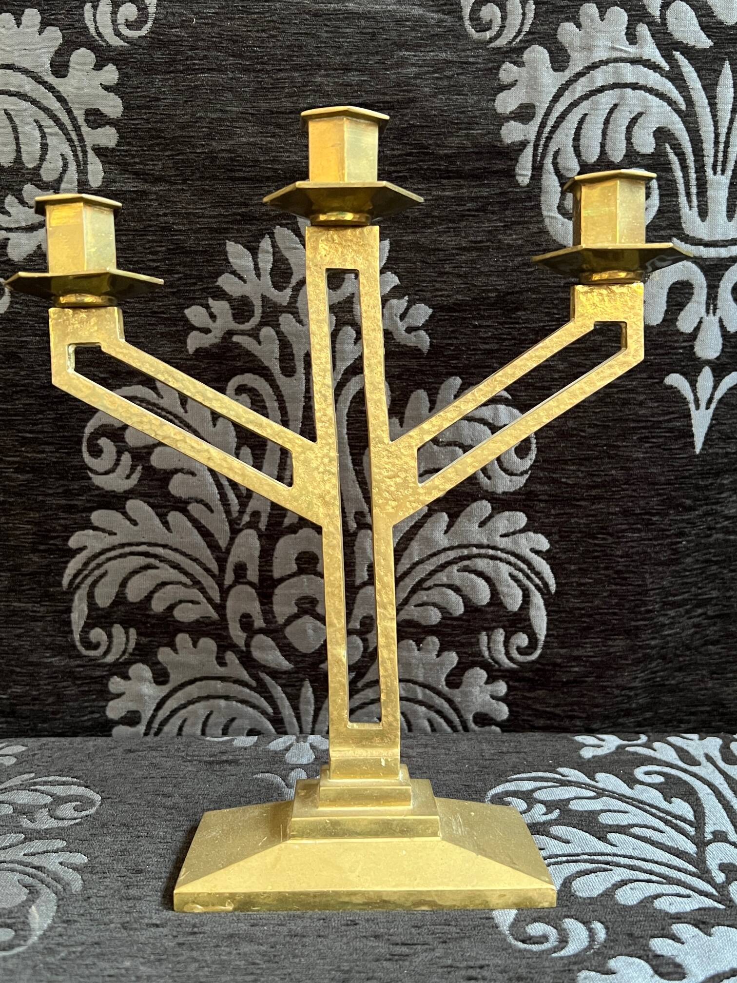 Pair of Art Deco candlesticks.