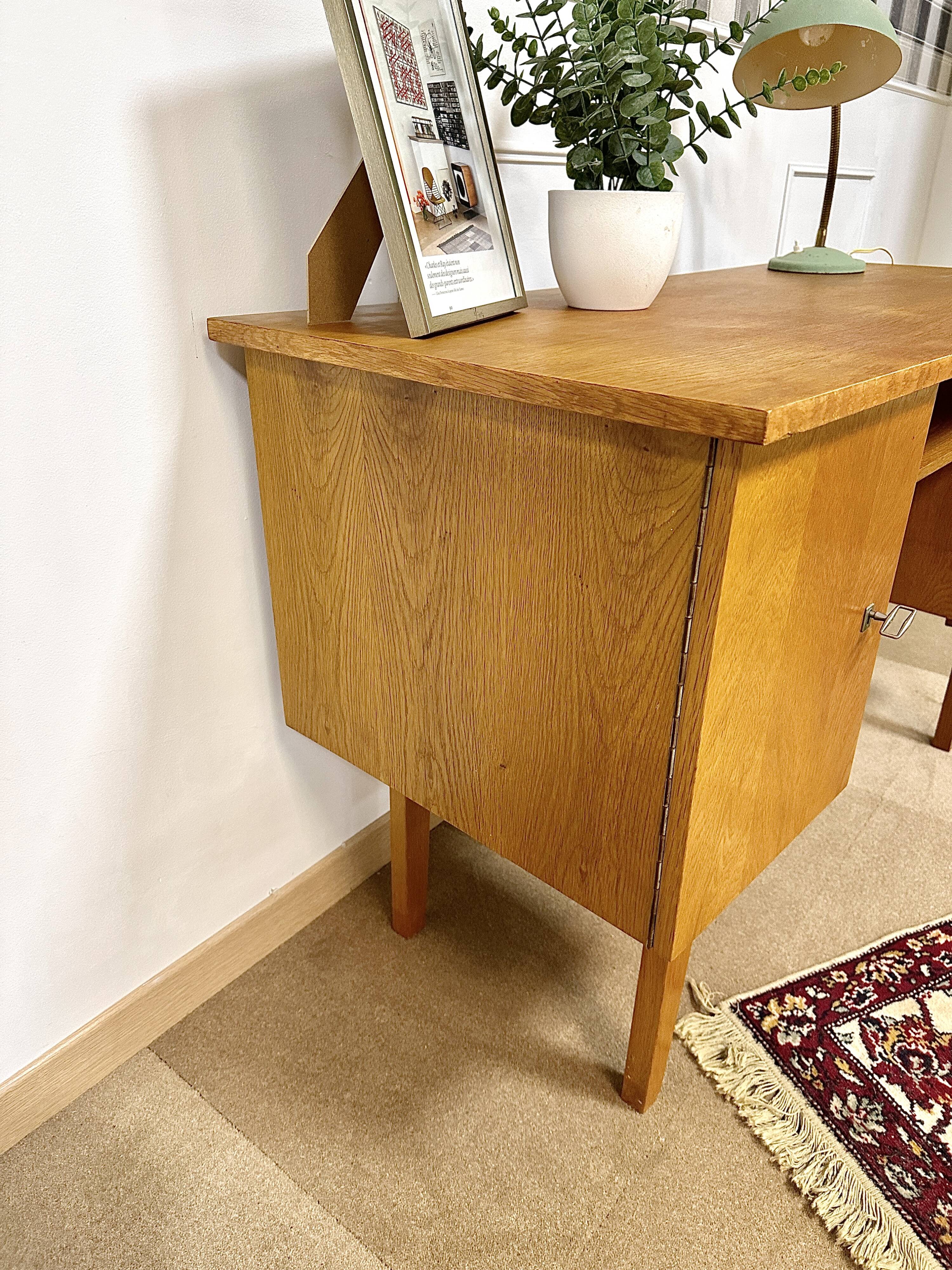 Scandinavian-style vintage desk