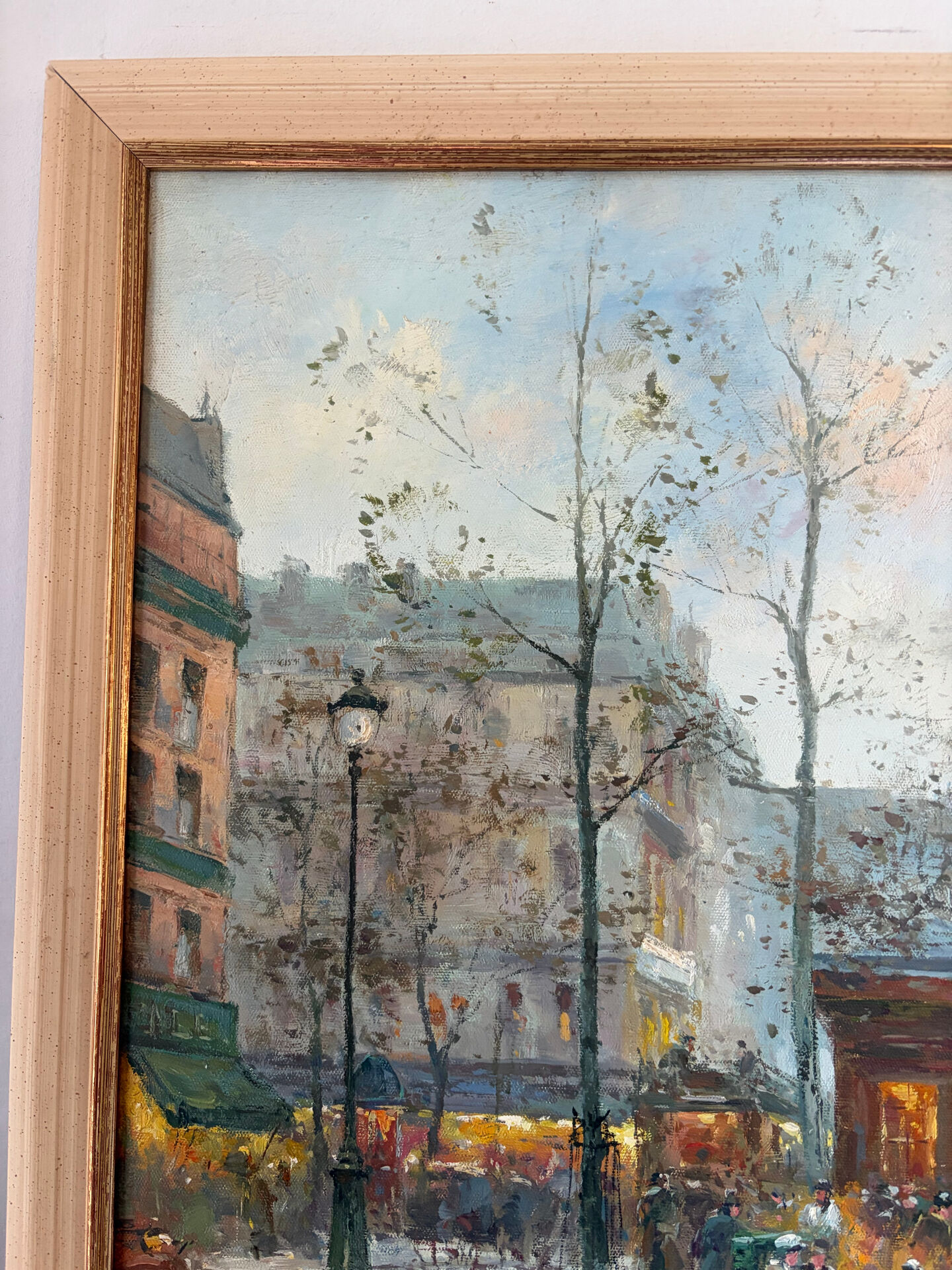 Place de la Madeleine, Paris, oil on canvas signed A Richmond