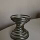 chrome diabolo spring candle holder 1970